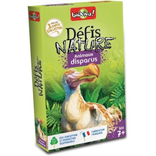 Jeux de société - Défis Nature - Animaux disparus