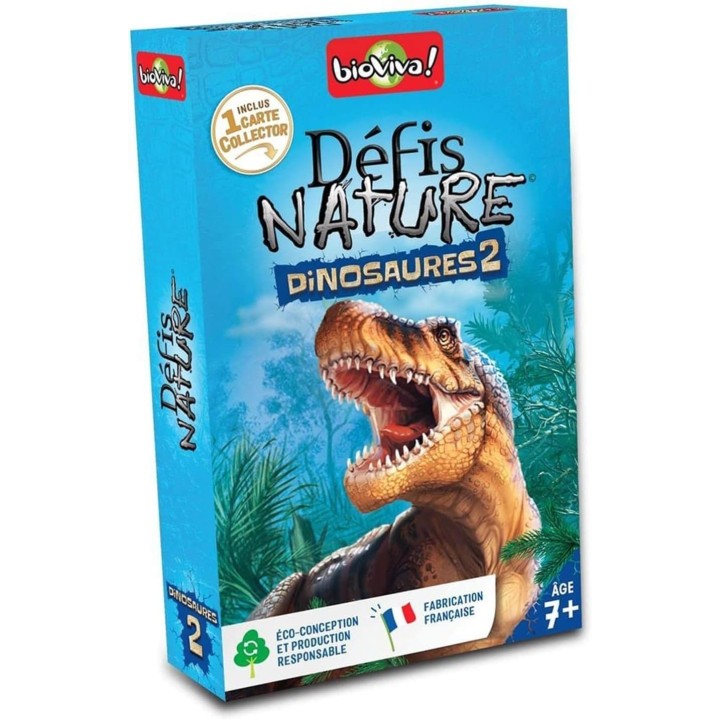 Jeux de société - Défis Nature - Dinosaures 2 Bleu
