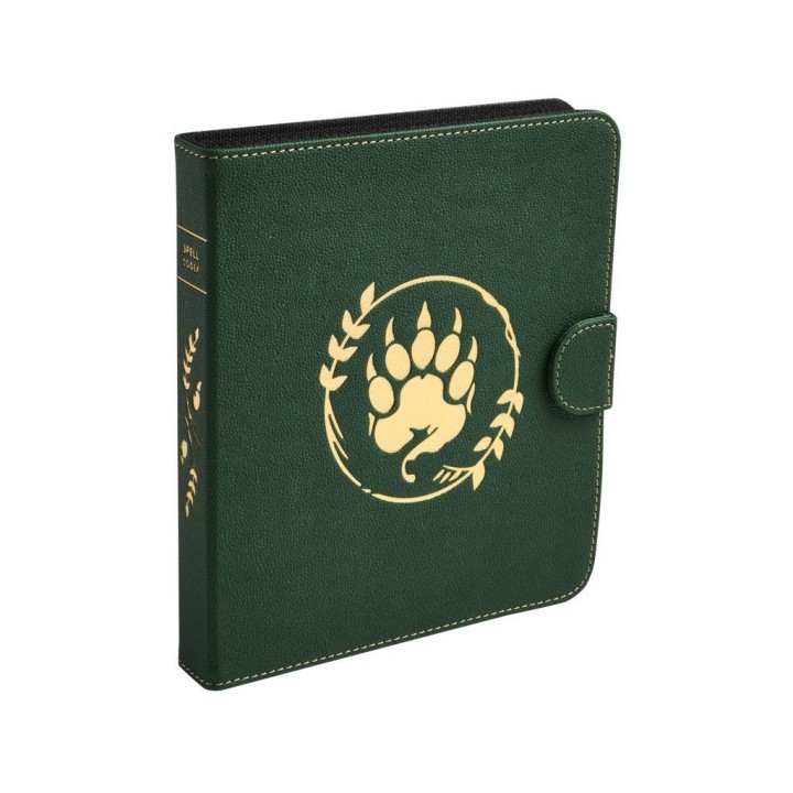 Portfolio Dragon Shield - Roleplaying Spell Codex - Forest Green