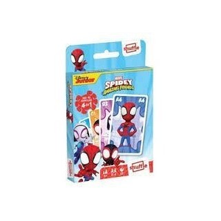 Jeux de société - Jeu de Familles 4 en 1 : Spidey and Friends