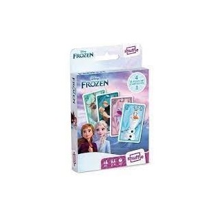 Jeux de société - Jeu de Familles 4 en 1 : Reine des Neiges