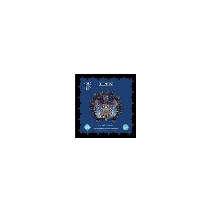 Puzzle en Bois Thinkiq : Le Hérisson - 147 Pièces