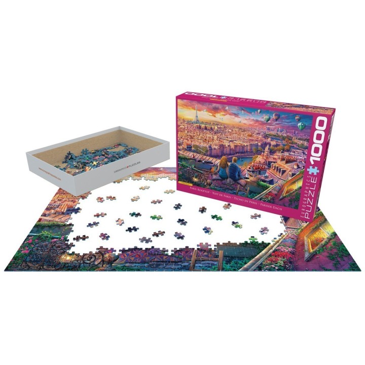 Puzzle Eurographics - Toit de Paris - 1000 Pièces