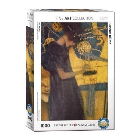 Puzzle Eurographics Fine Art Collection - Gustav Klimt : La Musique - 1000 Pièces