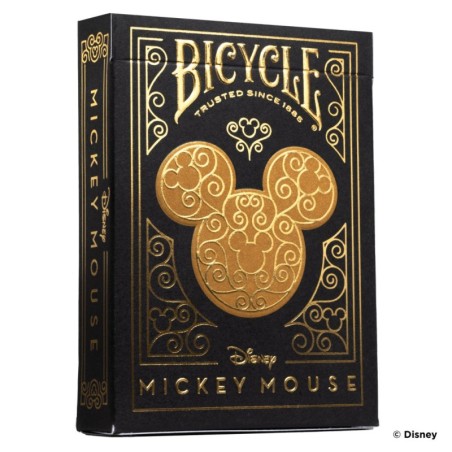 Bicycle - 54 cartes - Mickey Mouse Black & Gold