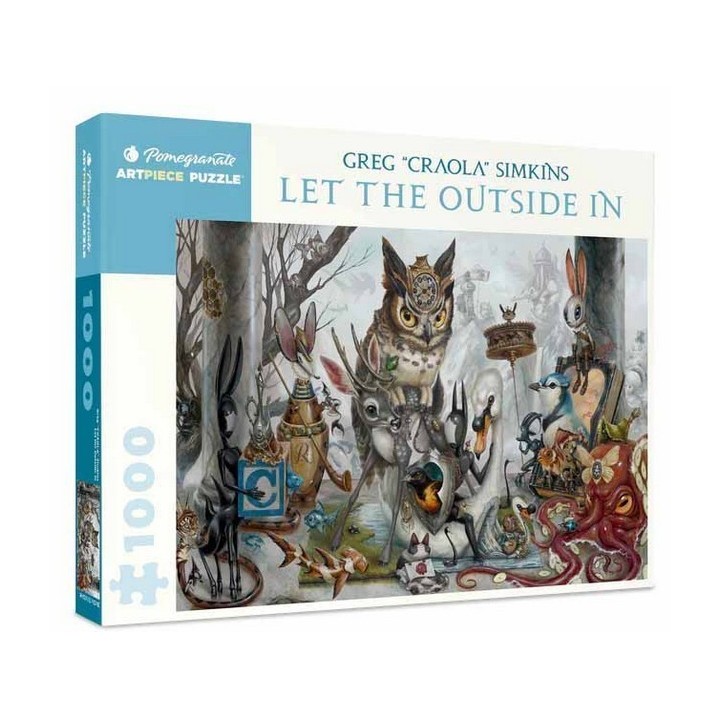 Puzzle Pomegranate : Greg "Craola"Simkins : Let The Outside In - 1000 Pièces