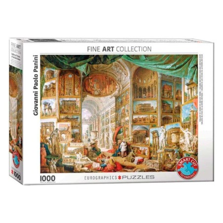 Puzzle Eurographics Fine Art Collection - Giovanni Paolo Panini : Galerie de Vues de la Rome Antique - 1000 Pièces