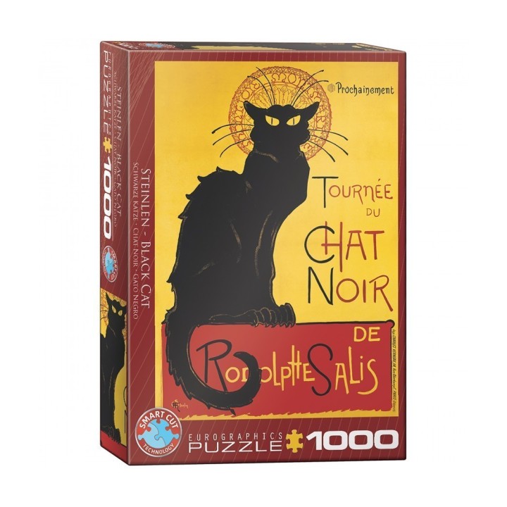 Puzzle Eurographics - Steinlen : Tournée du Chat Noir - 1000 Pièces