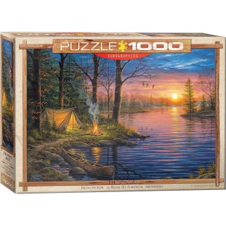 Puzzle Eurographics - Hunter Abraham : Brume du Soir - 1000 Pièces