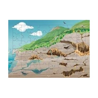 Puzzle Piccolia - Les Grottes- 48 pièces