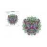 Puzzle Mindfulness Round Puzzle : Butterfly - 1000 Pièces