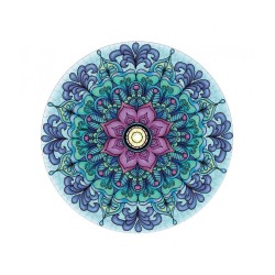 Puzzle Mindfulness Round Puzzle : Breathe - 500 Pièces