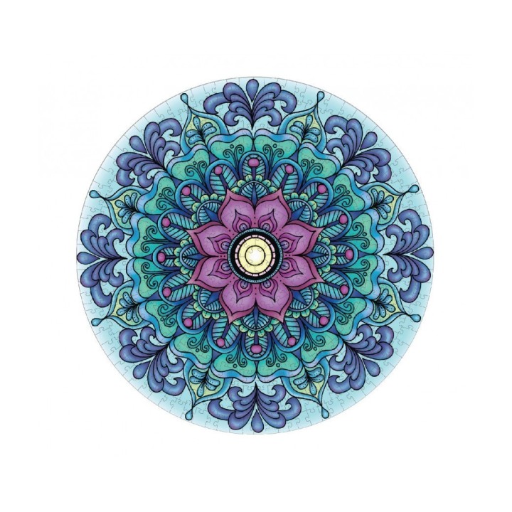 Puzzle Mindfulness Round Puzzle : Breathe - 500 Pièces