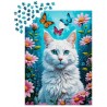 Puzzle Enjoy Puzzle : White Cat - 1000 Pièces