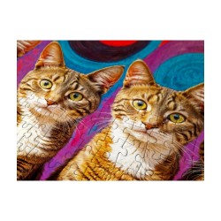 Puzzle Enjoy Puzzle : Five Cats - 1000 Pièces