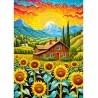 Puzzle Enjoy Puzzle : Sunflower House - 1000 Pièces