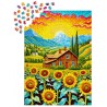 Puzzle Enjoy Puzzle : Sunflower House - 1000 Pièces