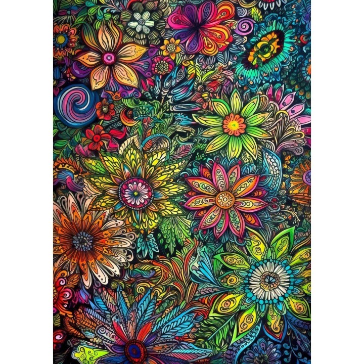 Puzzle Enjoy Puzzle : Flower Power - 1000 Pièces