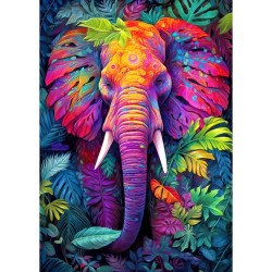 Puzzle Enjoy Puzzle : Disguised Elephant - 1000 Pièces