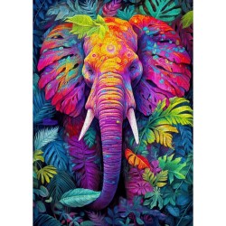 Puzzle Enjoy Puzzle : Disguised Elephant - 1000 Pièces