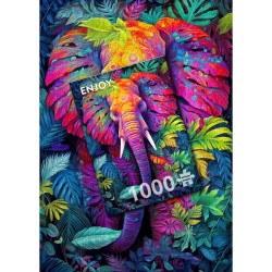 Puzzle Enjoy Puzzle : Disguised Elephant - 1000 Pièces