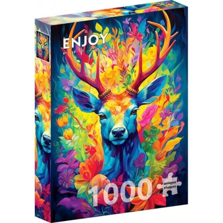 Puzzle Enjoy Puzzle : Crowned Stag - 1000 Pièces