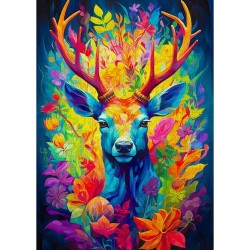 Puzzle Enjoy Puzzle : Crowned Stag - 1000 Pièces