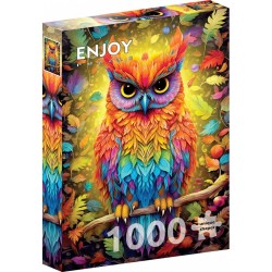 Puzzle Enjoy Puzzle : Autumnal Owl - 1000 Pièces