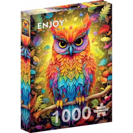 Puzzle Enjoy Puzzle : Autumnal Owl - 1000 Pièces