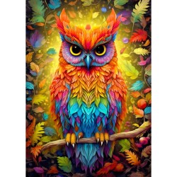 Puzzle Enjoy Puzzle : Autumnal Owl - 1000 Pièces