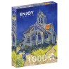 Puzzle Enjoy Puzzle : Vincent Van Gogh - The Church in Auvers-sur-oise - 1000 Pièces