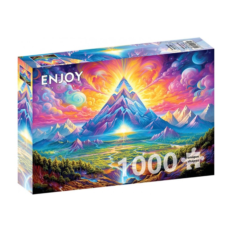 Puzzle Enjoy Puzzle : Woodland Pyramids - 1000 Pièces