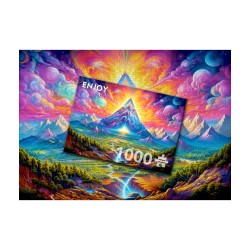 Puzzle Enjoy Puzzle : Woodland Pyramids - 1000 Pièces