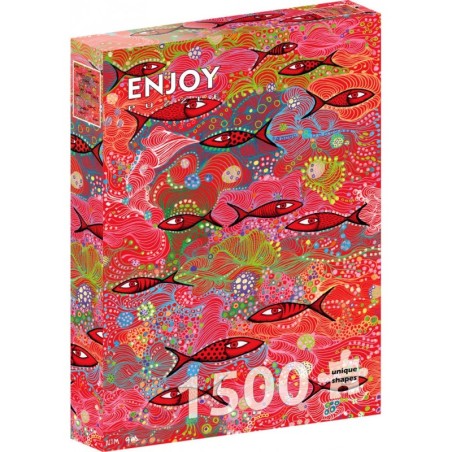 Puzzle Enjoy Puzzle : Deep Red - 1500 Pièces