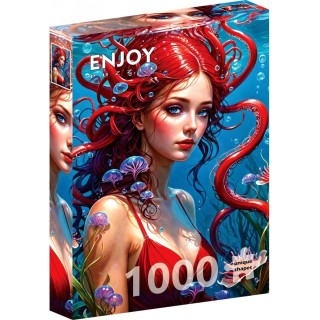 Puzzle Enjoy Puzzle : Ginger Mermaid - 1000 Pièces