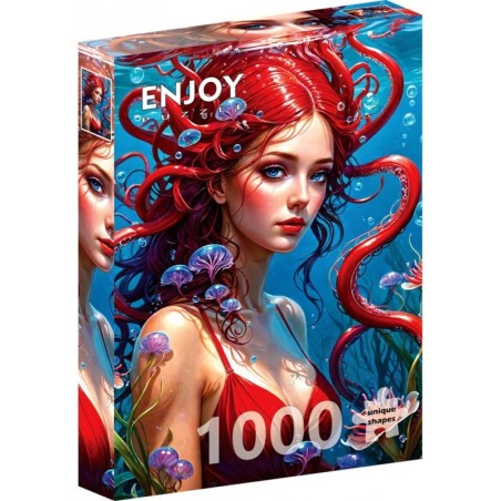 Puzzle Enjoy Puzzle : Ginger Mermaid - 1000 Pièces