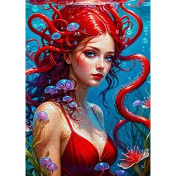 Puzzle Enjoy Puzzle : Ginger Mermaid - 1000 Pièces