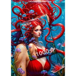 Puzzle Enjoy Puzzle : Ginger Mermaid - 1000 Pièces