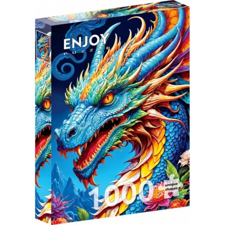 Puzzle Enjoy Puzzle : Blue Dragon - 1000 Pièces