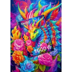 Puzzle Enjoy Puzzle : Dragon - 1000 Pièces