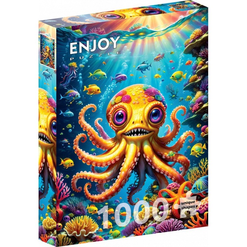 Puzzle Enjoy Puzzle : Cute Octopus - 1000 Pièces Puzzle Enjoy Puzzle : Cute Octopus - 1000 Pièces