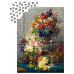 Puzzle Enjoy Puzzle : Jean Robie Baptiste - Spring Flowers with Chalices - 1000 Pièces