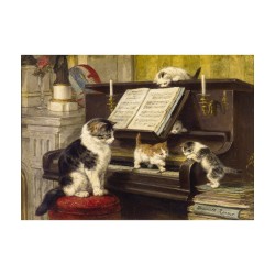 Puzzle Enjoy Puzzle : Henriette Ronner-Knip - The Piano Lesson - 1000 Pièces