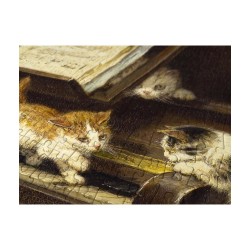 Puzzle Enjoy Puzzle : Henriette Ronner-Knip - The Piano Lesson - 1000 Pièces