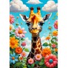 Puzzle Enjoy Puzzle : Cute Giraffe - 1000 Pièces