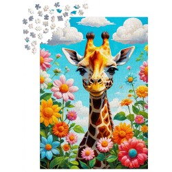 Puzzle Enjoy Puzzle : Cute Giraffe - 1000 Pièces