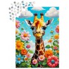 Puzzle Enjoy Puzzle : Cute Giraffe - 1000 Pièces