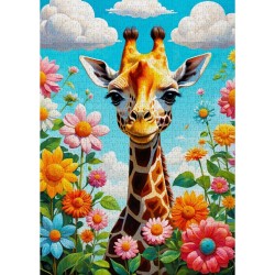 Puzzle Enjoy Puzzle : Cute Giraffe - 1000 Pièces