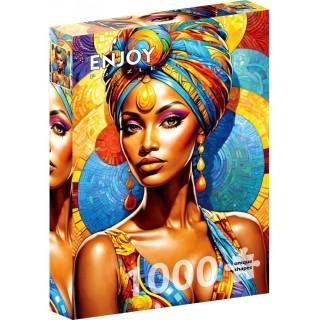 Puzzle Enjoy Puzzle : African Beauty - 1000 Pièces