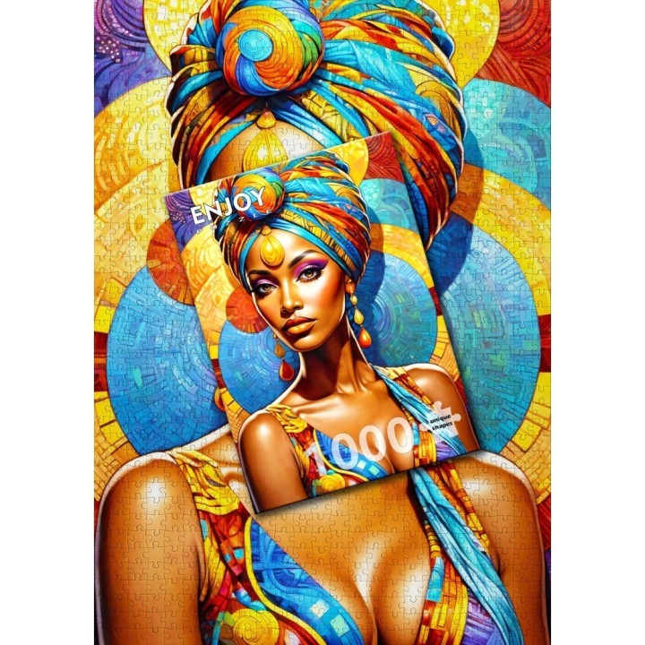 Puzzle Enjoy Puzzle : African Beauty - 1000 Pièces